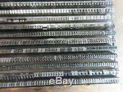 Letterpress Plomb Type 8 Pt. Égyptien N ° 4 Boston Type Foundry D34