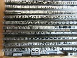 Letterpress Plomb Type 8 Pt. Égyptien N ° 4 Boston Type Foundry D34
