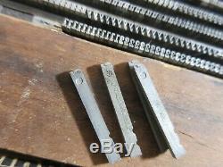 Letterpress Plomb Type 8 Pt. Égyptien N ° 4 Boston Type Foundry D34