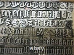 Letterpress Type 36 De Pt. Noir Flamand Atf # 157 A29