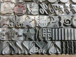 Letterpress Type 36 De Pt. Symboles, Décorateurs, Articles Divers, Etc. D38