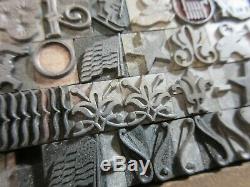 Letterpress Type 36 De Pt. Symboles, Décorateurs, Articles Divers, Etc. D38