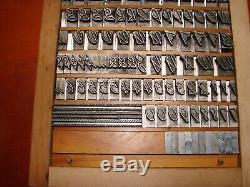 Letterpress Type 60 Pt. Kaufmann Light (rare!)