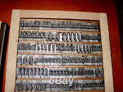 Letterpress Type 60 Pt. Kaufmann Light (rare!)
