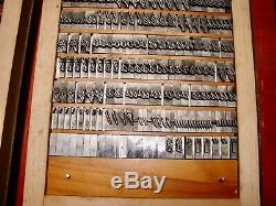 Letterpress Type 60 Pt. Kaufmann Light (rare!)