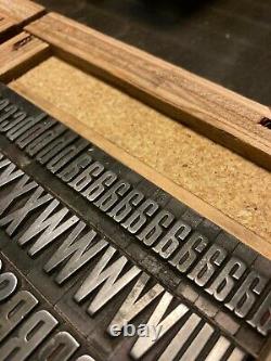 Letterpress Type 60pt Gothic Keystone Type Fonderie