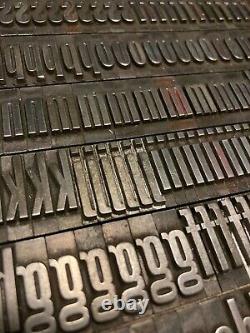 Letterpress Type 60pt Gothic Keystone Type Fonderie