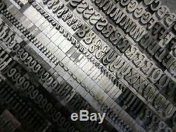 Letterpress Type De Plomb 48 Pt. Atf 704 Brody A9