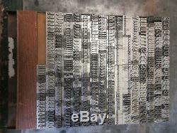 Letterpress Type De Plomb 48 Pt. Atf 704 Brody A9