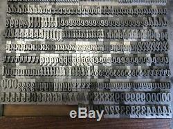 Letterpress Type De Plomb 48 Pt. Atf 704 Brody A9