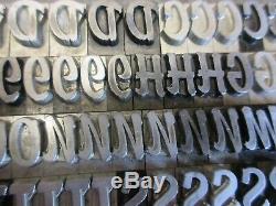 Letterpress Type De Plomb 48 Pt. Atf 704 Brody A9