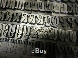 Letterpress Type De Plomb 48 Pt. Atf 704 Brody A9