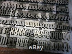 Letterpress Type De Plomb 48 Pt. Atf 704 Brody A9