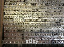 Letterpress Type Plomb 24 Pt. Hellénique Large Bauer Type Foundry A40