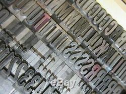 Letterpress Type Plomb 72 Pt. Alternate Gothic (caps, # 's, Punct.) C40