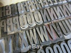 Letterpress Type Plomb 72 Pt. Alternate Gothic (caps, # 's, Punct.) C40
