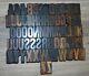 Letterpress Wood Type Printing Blocks Alphabet 1 5/8 Grand