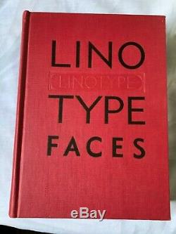 Linotype Échantillons Livre Et Supplément, 1948, Très Bon À Excellent, Meilleure Offre