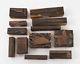 Lot De 12 Outils De Typographie En Bois Bloc De Cuivre Vintage Hardware Store