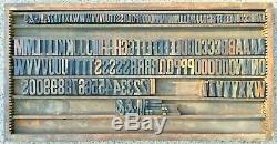 Lot De 186 Lettres Typographiques En Bois, Type Lettres, Alphabet Alphabet, Chiffres