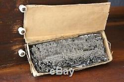 Lot Mixte Impression Vintage Presse Blocs Composøes Modèles Lettres Chiffres
