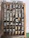 Lot De 130+ Blocs D'impression En Métal De Typographie Ancienne 1 Alphabet & Chiffres