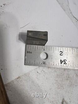 Lot de 130+ blocs d'impression en métal de typographie ancienne 1 Alphabet & Chiffres