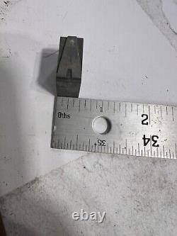 Lot de 130+ blocs d'impression en métal de typographie ancienne 1 Alphabet & Chiffres