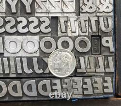 Metal Letterpress Type 36pt Vingtième Siècle Extra Bold Italic Mo06 11#