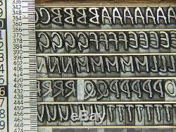 Mistral 24 Pt. Type Letterpress Métal Imprimantes Type