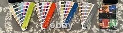 NOUVEAUX Guides métalliques Pantone LOT 4 Formules de couleur + Livre répertoire complet