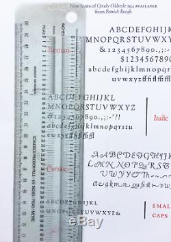 Nouveau Letterpress Type 18pt. Goudy Old Style Italic
