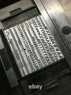 Nouveau Letterpress Type 36 Point Goudy Old Style Roman