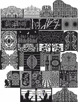 Pack de motifs sur plus de 1 000 fichiers DXF pour la découpe CNC Plasma Laser Waterjet SVG CDR.