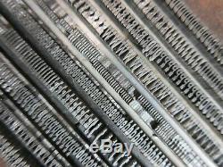 Plomb 12 Letterpress Type Pt. Pica Égyptienne Extra Condensed Boston Type Fdry D35