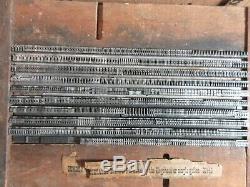 Plomb 12 Letterpress Type Pt. Pica Égyptienne Extra Condensed Boston Type Fdry D35