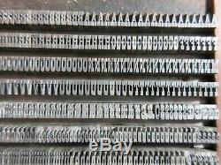 Plomb 12 Letterpress Type Pt. Pica Égyptienne Extra Condensed Boston Type Fdry D35