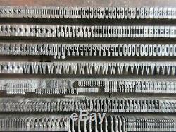 Plomb 12 Letterpress Type Pt. Pica Égyptienne Extra Condensed Boston Type Fdry D35