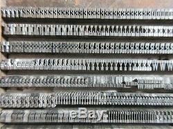 Plomb 12 Letterpress Type Pt. Pica Égyptienne Extra Condensed Boston Type Fdry D35