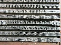 Plomb 12 Letterpress Type Pt. Pica Égyptienne Extra Condensed Boston Type Fdry D35
