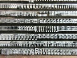 Plomb 12 Letterpress Type Pt. Pica Égyptienne Extra Condensed Boston Type Fdry D35