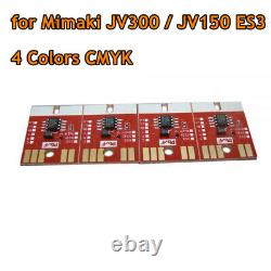 Puce Mimaki permanente pour cartouche Mimaki JV300 / JV150 ES3 4 couleurs CMJN