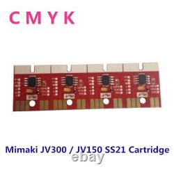 Puce permanente Mimaki 4 couleurs pour cartouche Mimaki JV300 / JV150 SS21 CMJN