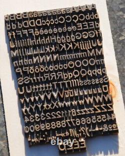 Reliure de livre en laiton Type set 0.24 estampage finition dorée dorure en cuir doré