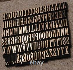 Reliure de livre en laiton type set 0,51 gaufrage doré relieur gaufrage cuir déco