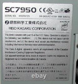 Riso Kagaku Sc7950 Adobe Photoscript 3 Classe A Contrôleur Numérique 100-240vac 50w