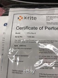 Spectrophotomètre X-rite I1 Pro 2 Rev E Avec Étui Et Accessoires (a)