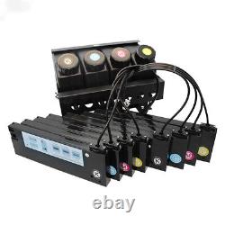 Système d'alimentation d'encre en vrac UV 4 x 8 cartouches verticales pour imprimantes UV Roland VS640