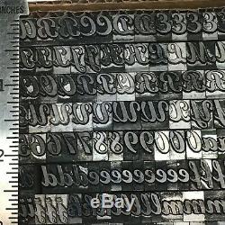 Type Cursif 30 Pt D'impression Typographique De Fil En Métal D'imprimerie Typographique Cursive