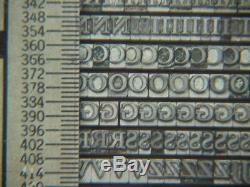 Type D'imprimantes De Type Typographique Garamond Bold 10 Pt En Métal